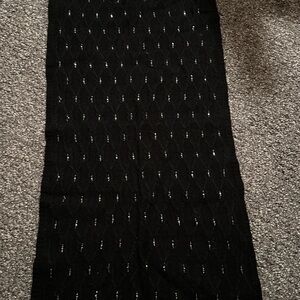 NWT Brand new C.C Elegant Black Women's sparkly tube scarf